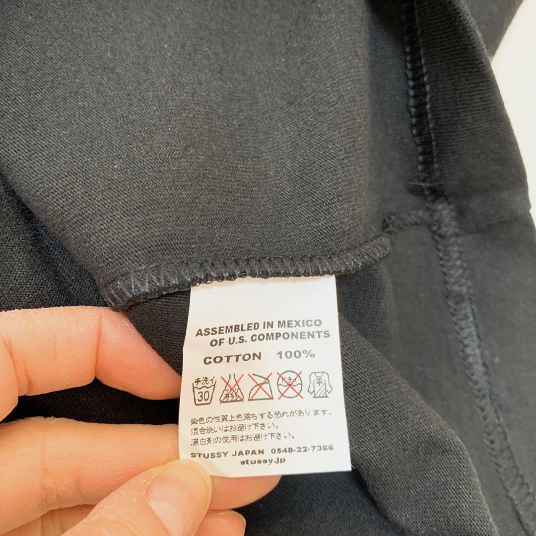 【新品未使用】オールドステューシーロンT USA製 スクーターマン ブラック M