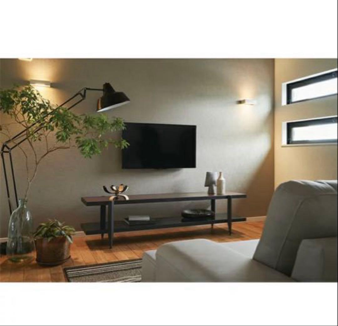 桜屋工業 TVボード 幅1800 ウォールナット ブラック