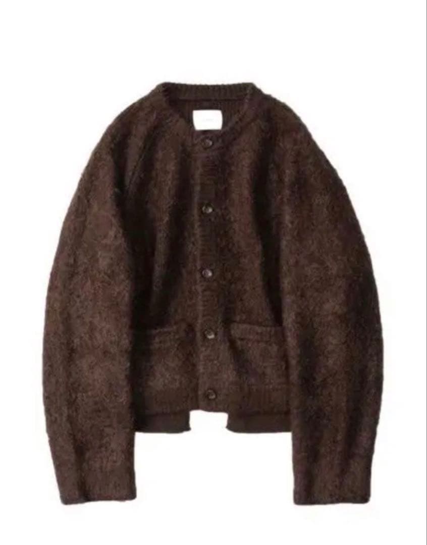 トップス 20aw stein KID MOHAIR CARDIGAN