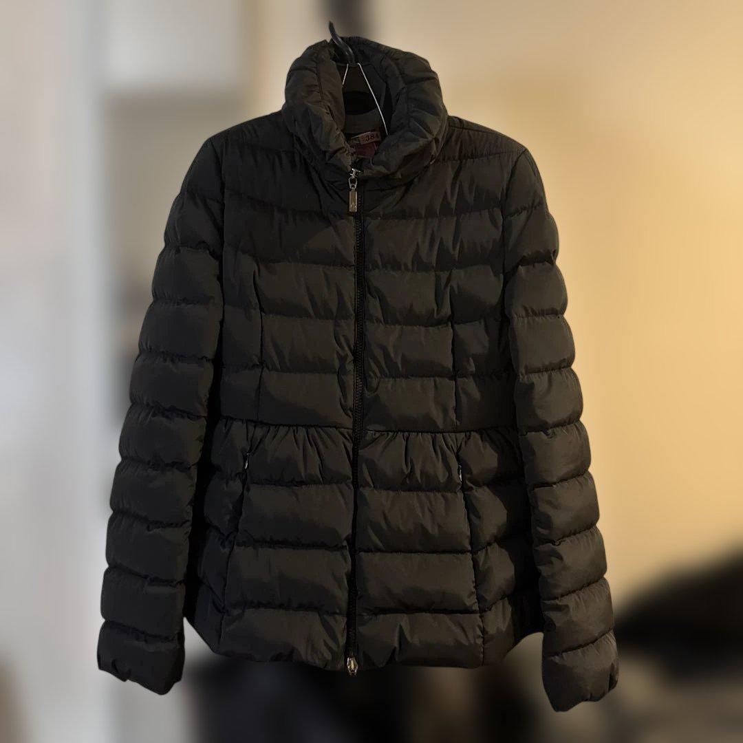 モンクレール FRAISE ダウンジャケット ペプラム ショート 黒 1