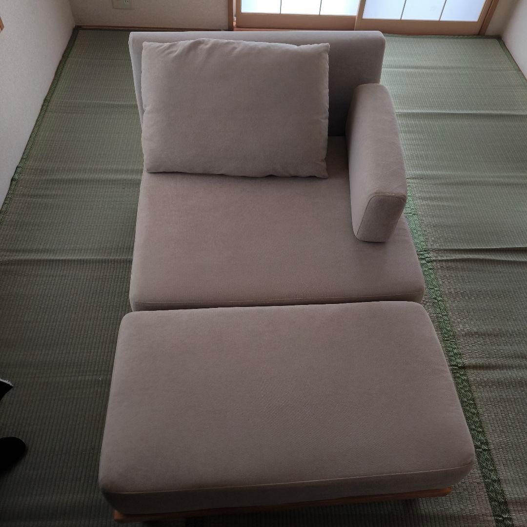 VENTOTA　Soroi　ソファー+オットマン　リップルベージュ