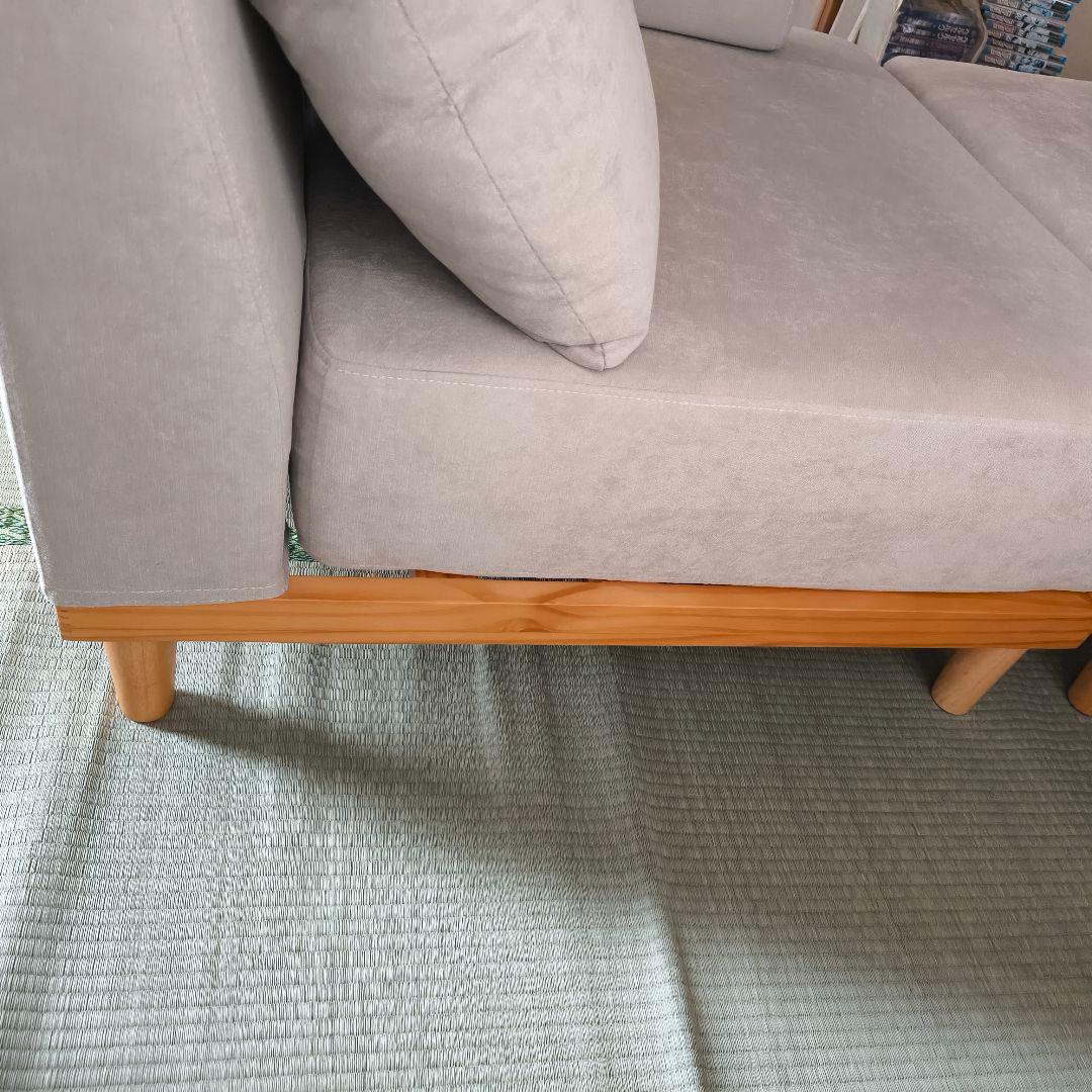 VENTOTA　Soroi　ソファー+オットマン　リップルベージュ