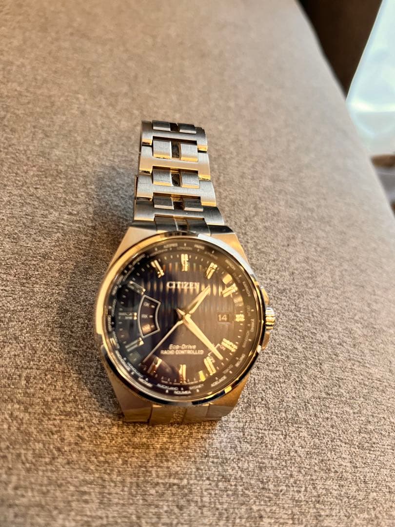 CITIZEN エコドライブ 時計 金属ベルト