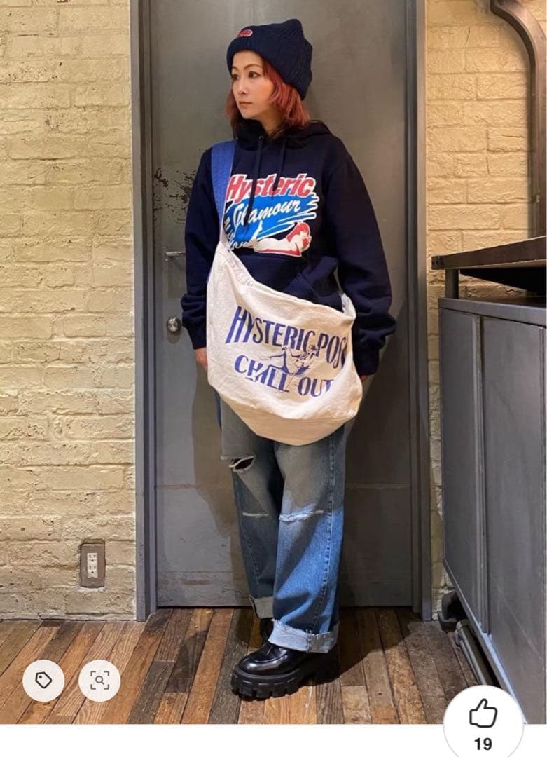 ヒステリックグラマーメッセンジャーバッグ CHILL OUT