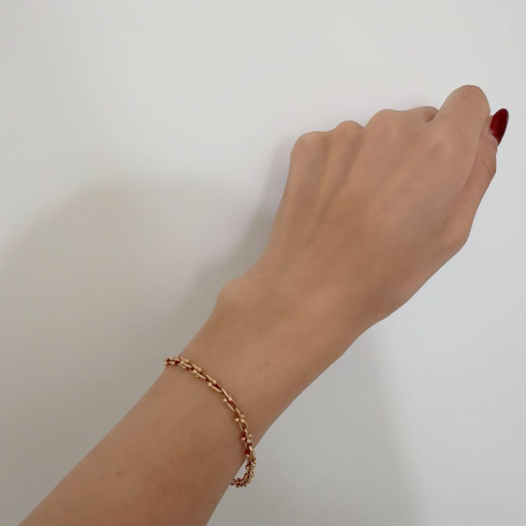 Tiffanyハードウェア　マイクロリンクブレスレット