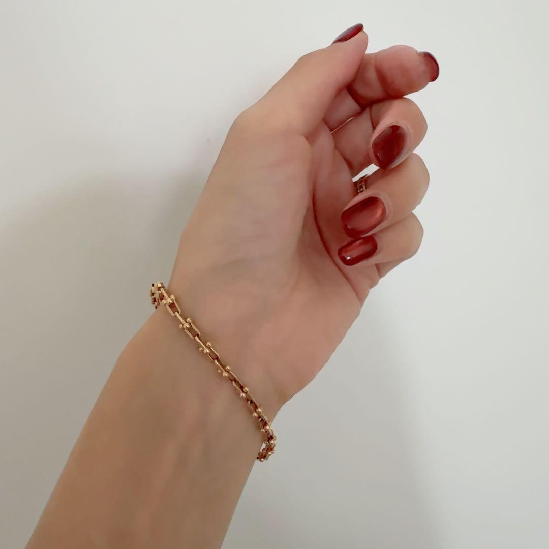 Tiffanyハードウェア　マイクロリンクブレスレット