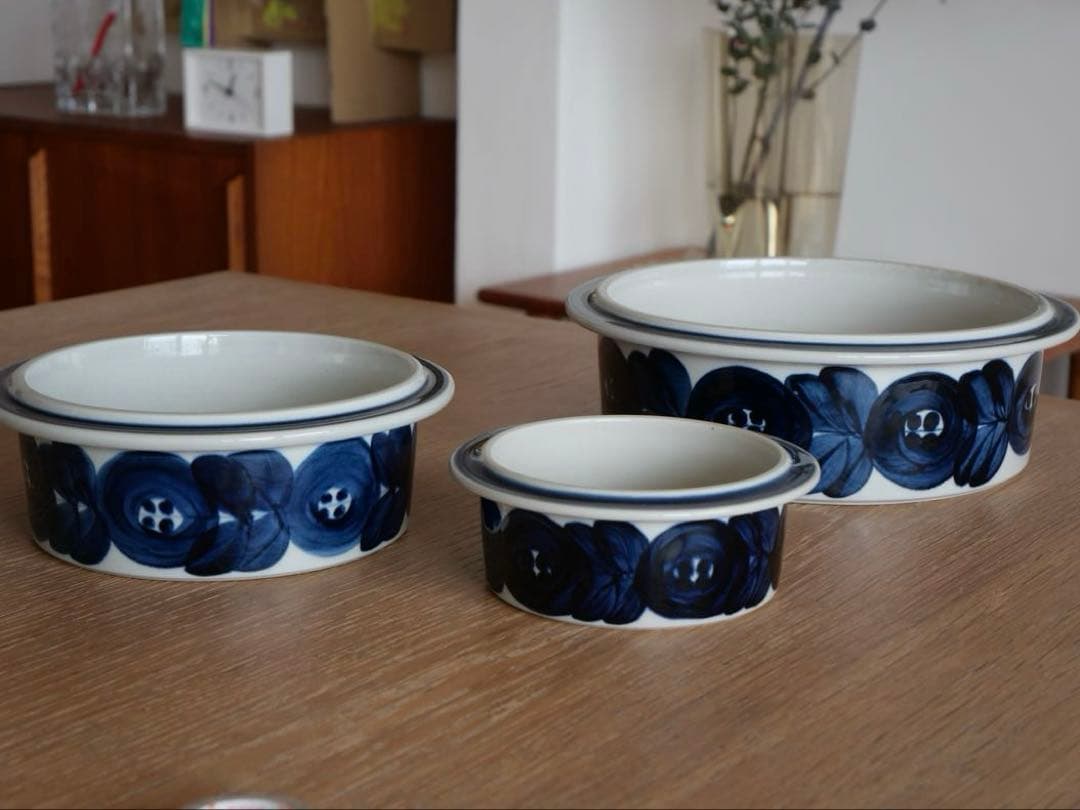 アラビア　アネモネ　キャセロール　特大サイズ