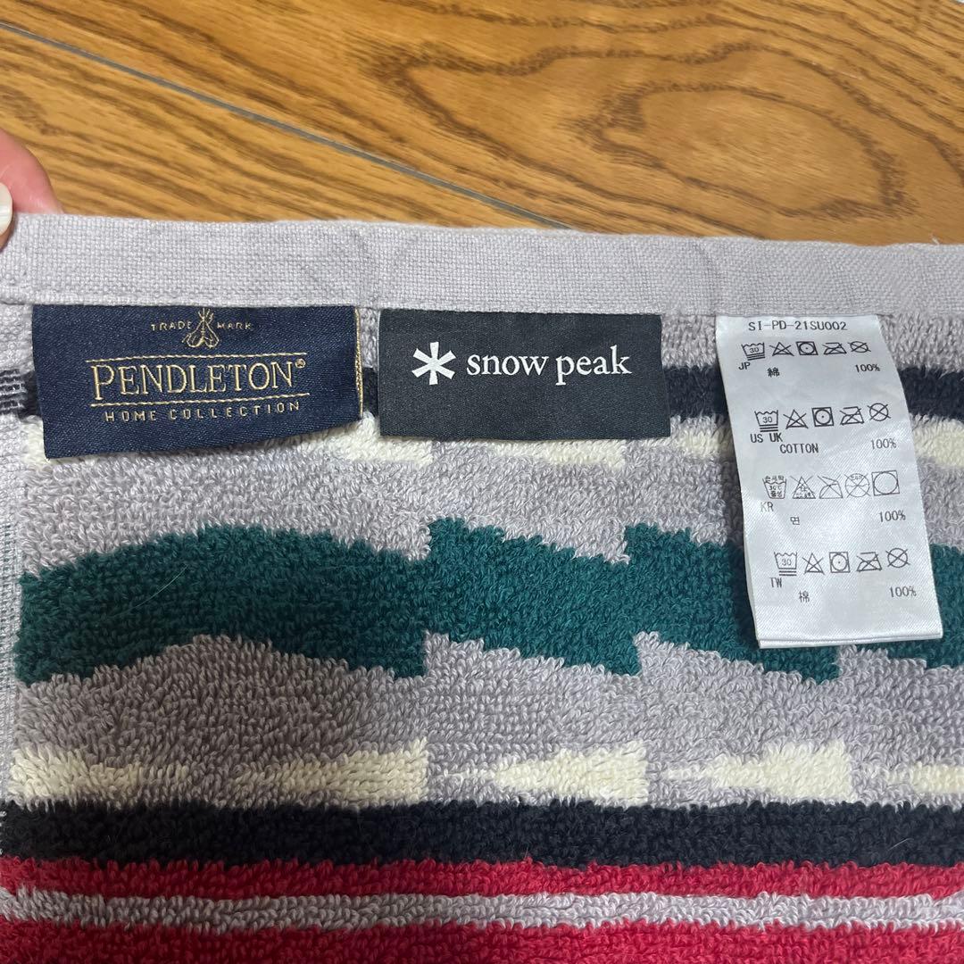 スノーピーク　ペンドルトン　タオルブランケット
