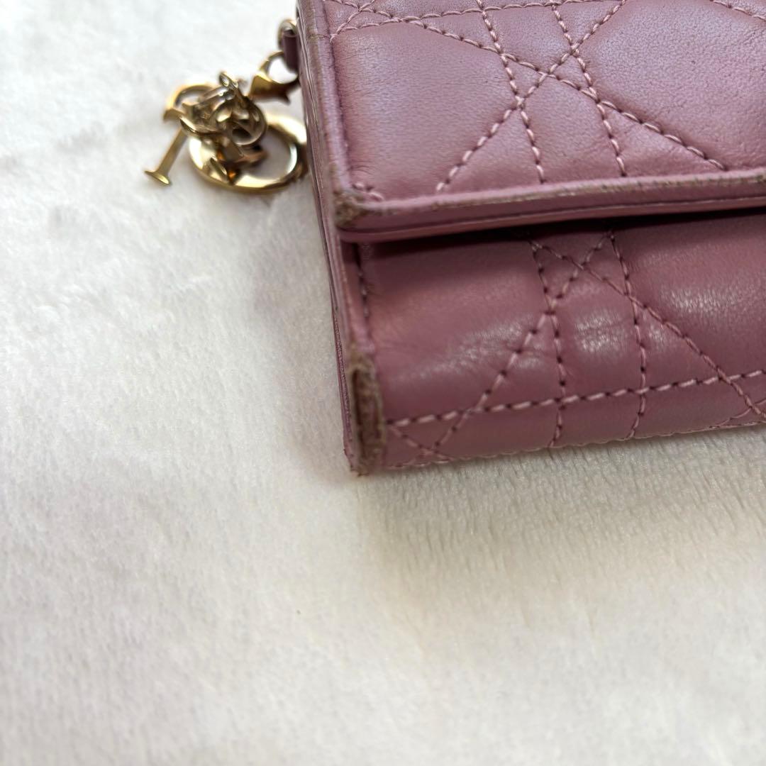 Dior 財布 ローズピンク