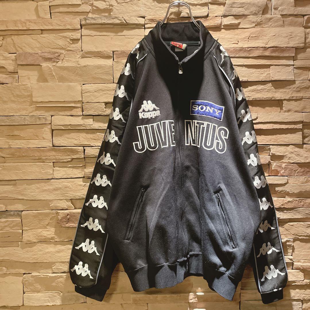 【希少モデル】90s'/KAPPA×ユベントスSONYロゴ/セットアップ/XO