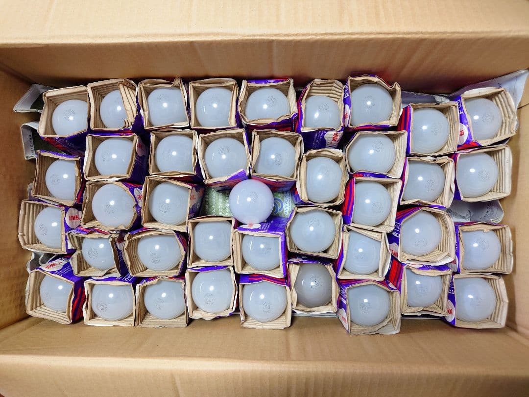 東芝　白熱電球　60W ワットブライター 40個セット　昭和レトロ