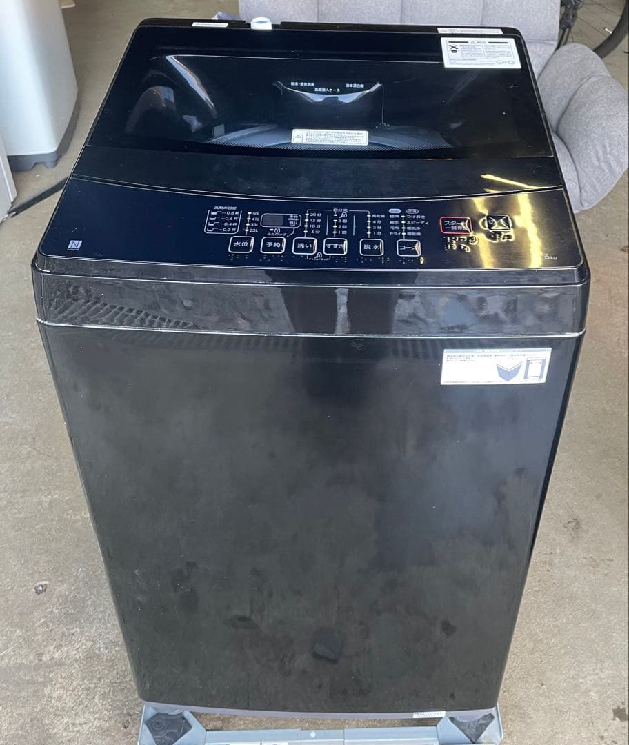 2022年製 ニトリ 6kg NTR60 洗濯機　⑫