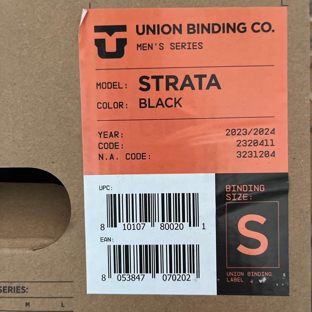 UNION STRATA スノーボード ビンディング ブラック