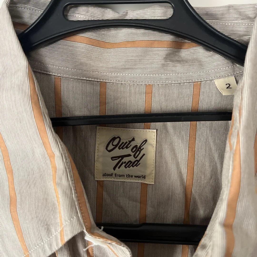 Out of Trad ストライプ 長袖シャツ サイズ2