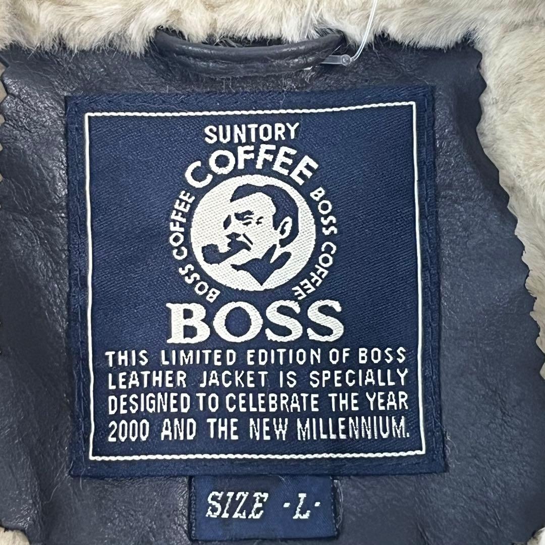 訳あり　未使用　SUNTRY BOSS ジャン　2000年限定　B-3 レザー
