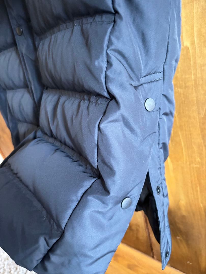 Mizuno ダウンベンチコート フード付き　サイズM 黒