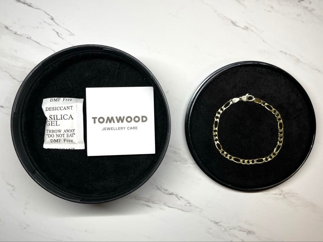 TOMWOOD トムウッド Figaro gold 9K ブレスレット 17cm