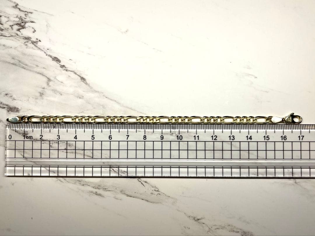 TOMWOOD トムウッド Figaro gold 9K ブレスレット 17cm