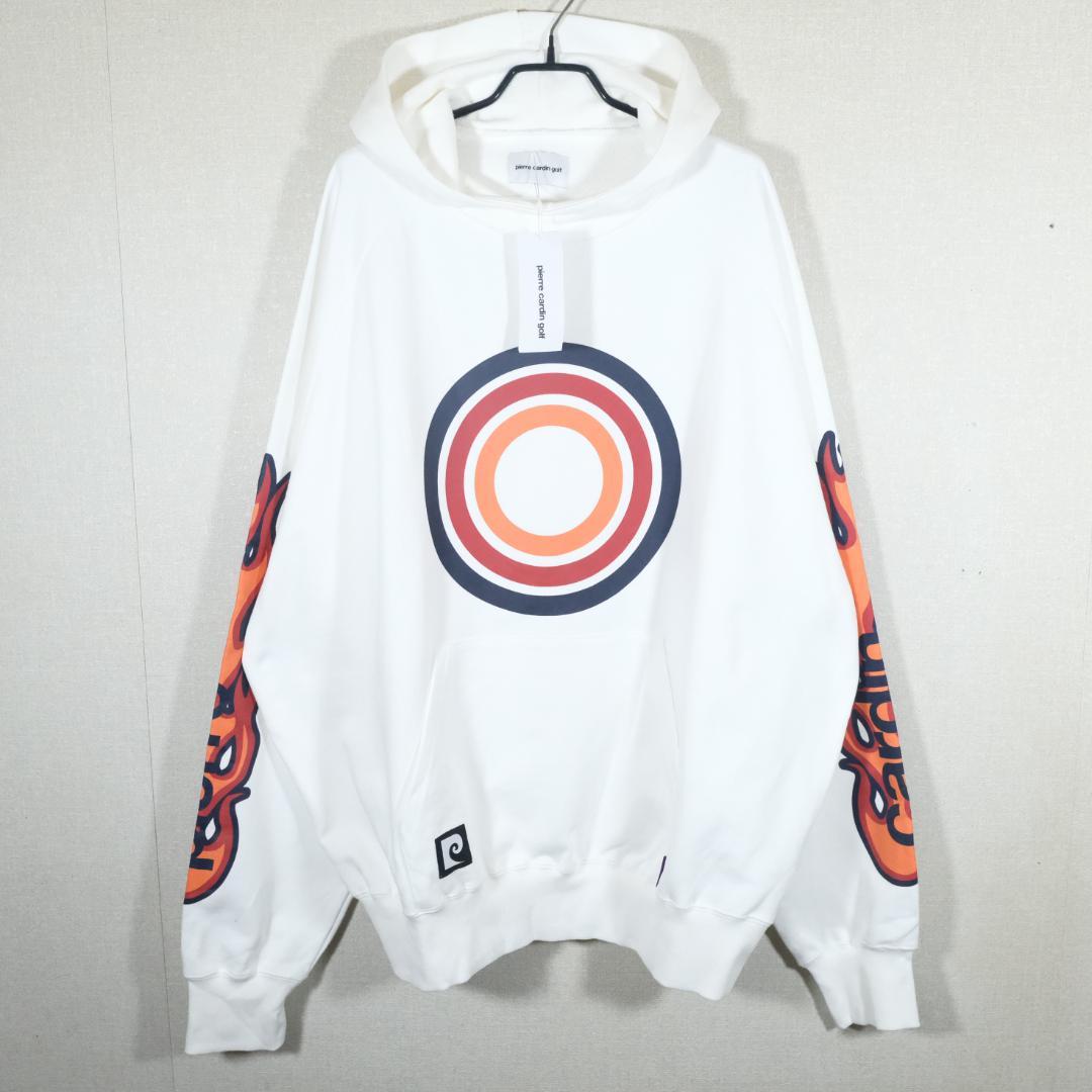 pierre cardin golf fire ゴルフ パーカー ホワイト XL