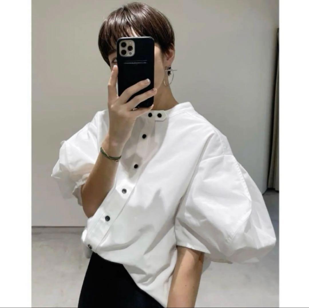 MACHATT パフスリーブ Wボタン ブラウス　美品　クリーニング済