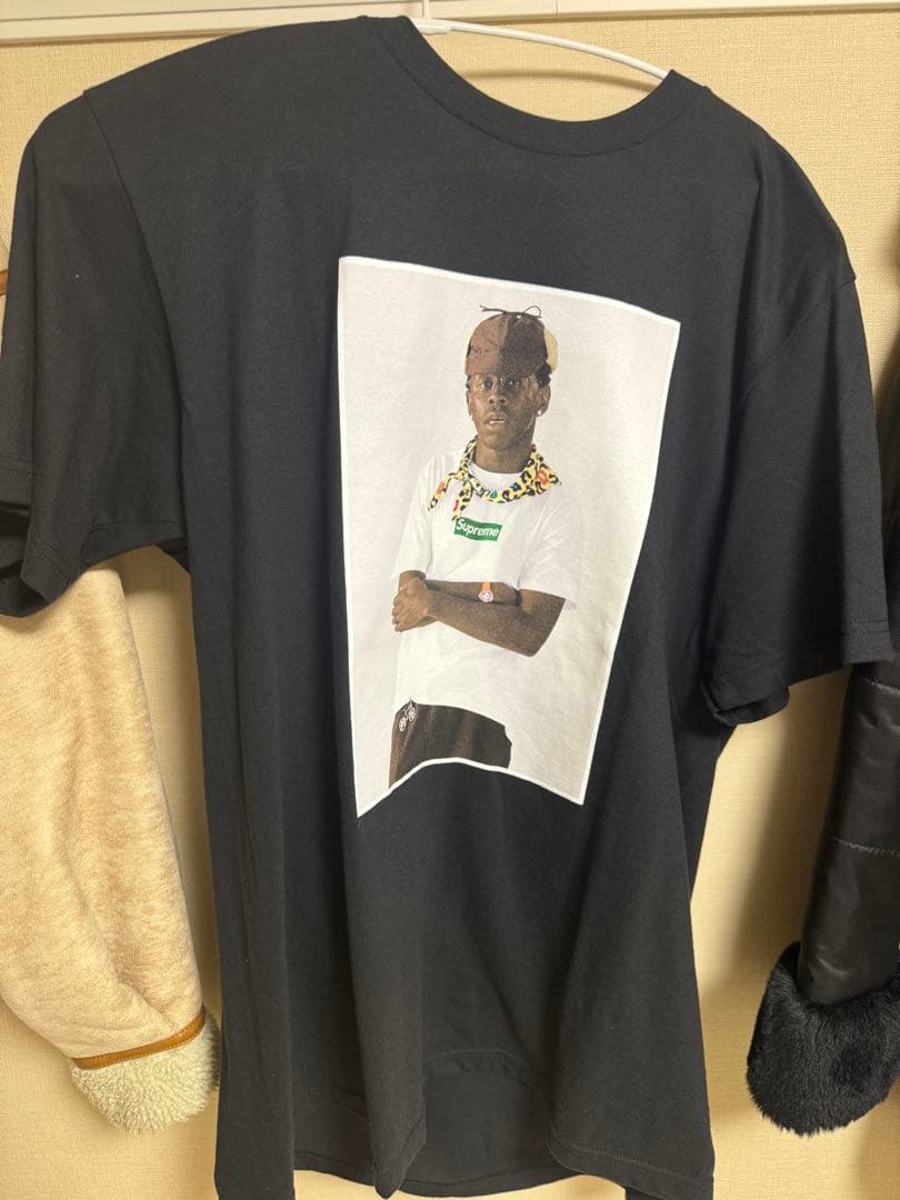 Supreme ブラック Tシャツ Lサイズ グラフィック