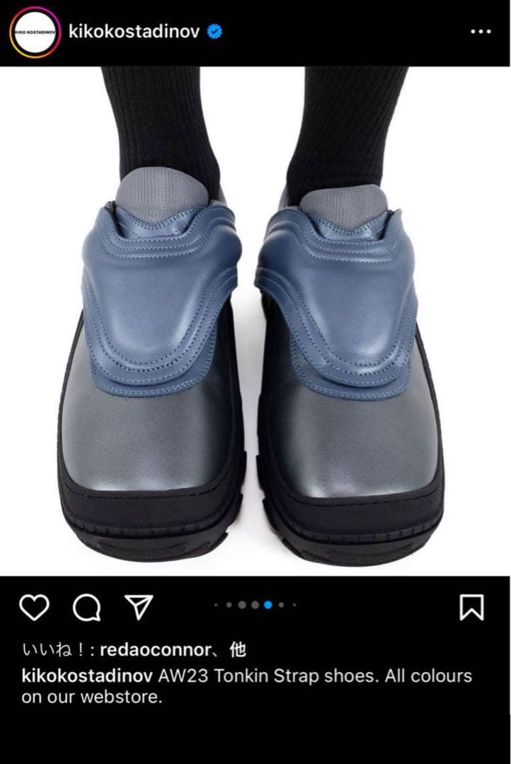 靴 KIKO KOSTADINOV Tonkin Strap Leather