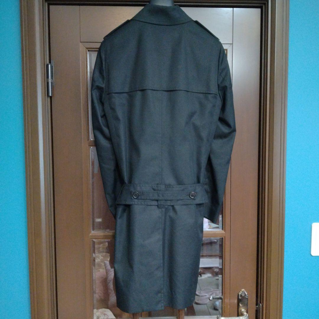 ディオールオム　DIORHOMME　エディラスト　トレンチコート　ブラック　44