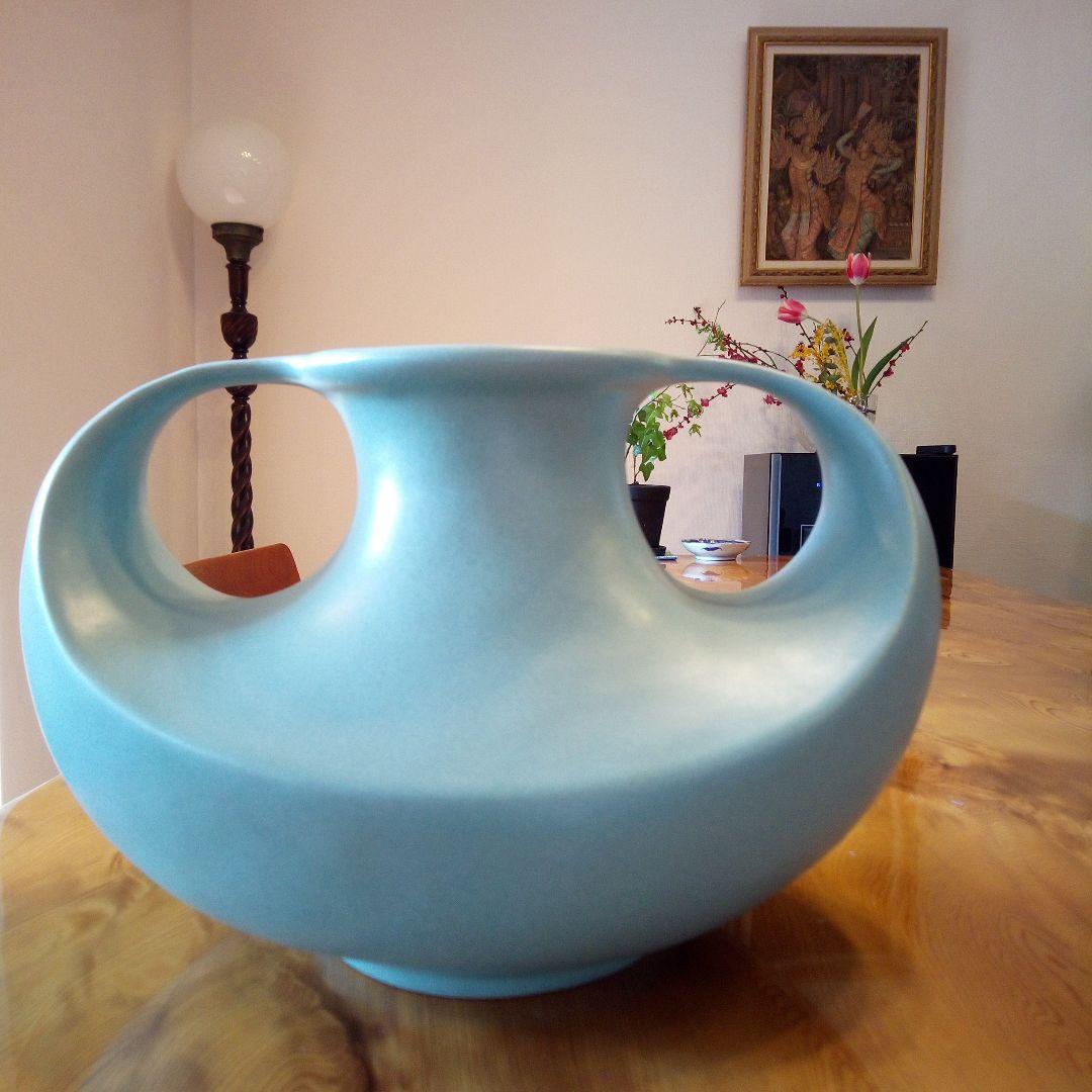 バリ島　ジェンガラ　ラフラワーベース　Jenggala Keramik