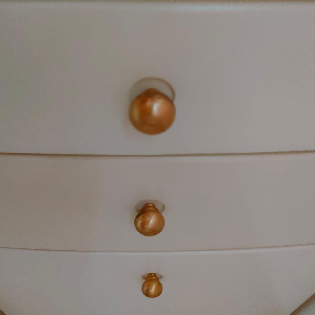 学習机付属のキャビネットのみ●白●かわいい●引き出し