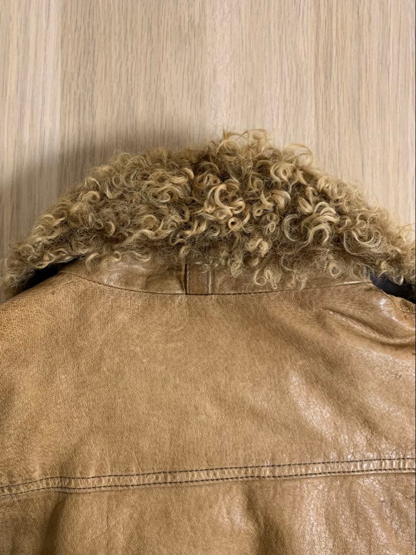 TORNADO MART 00s ファー レザージャケット fur jacket