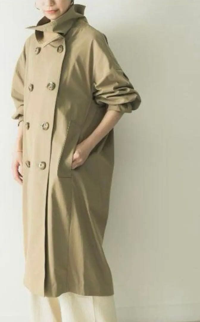 moxxx3 ENFOLD ドライストレッチ2wayCollarトレンチ