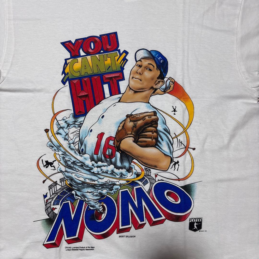 90s “HIDEO NOMO” Tee made in usa tシャツ　M