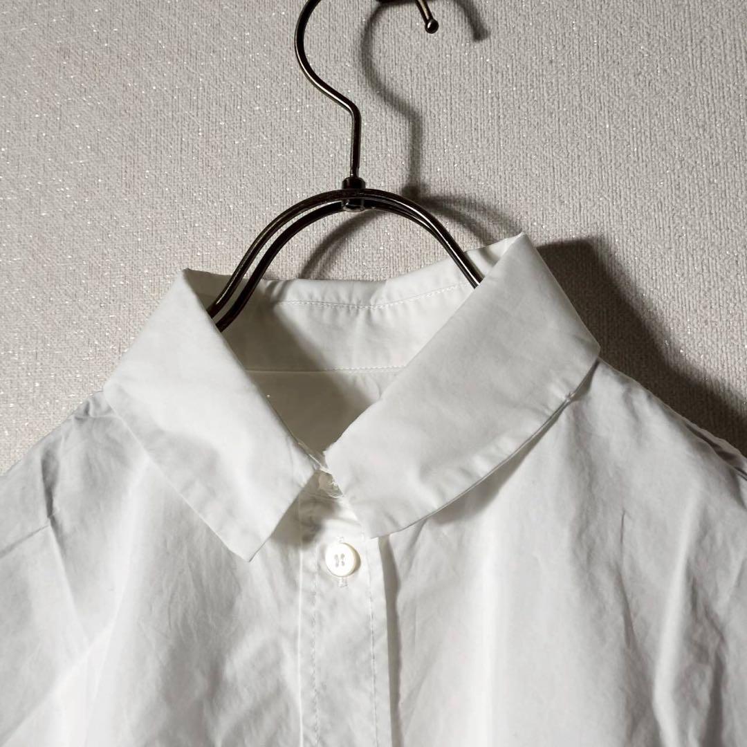 MM6 メゾンマルジェラ サークルシャツ コットン 綿 半袖 変形 円