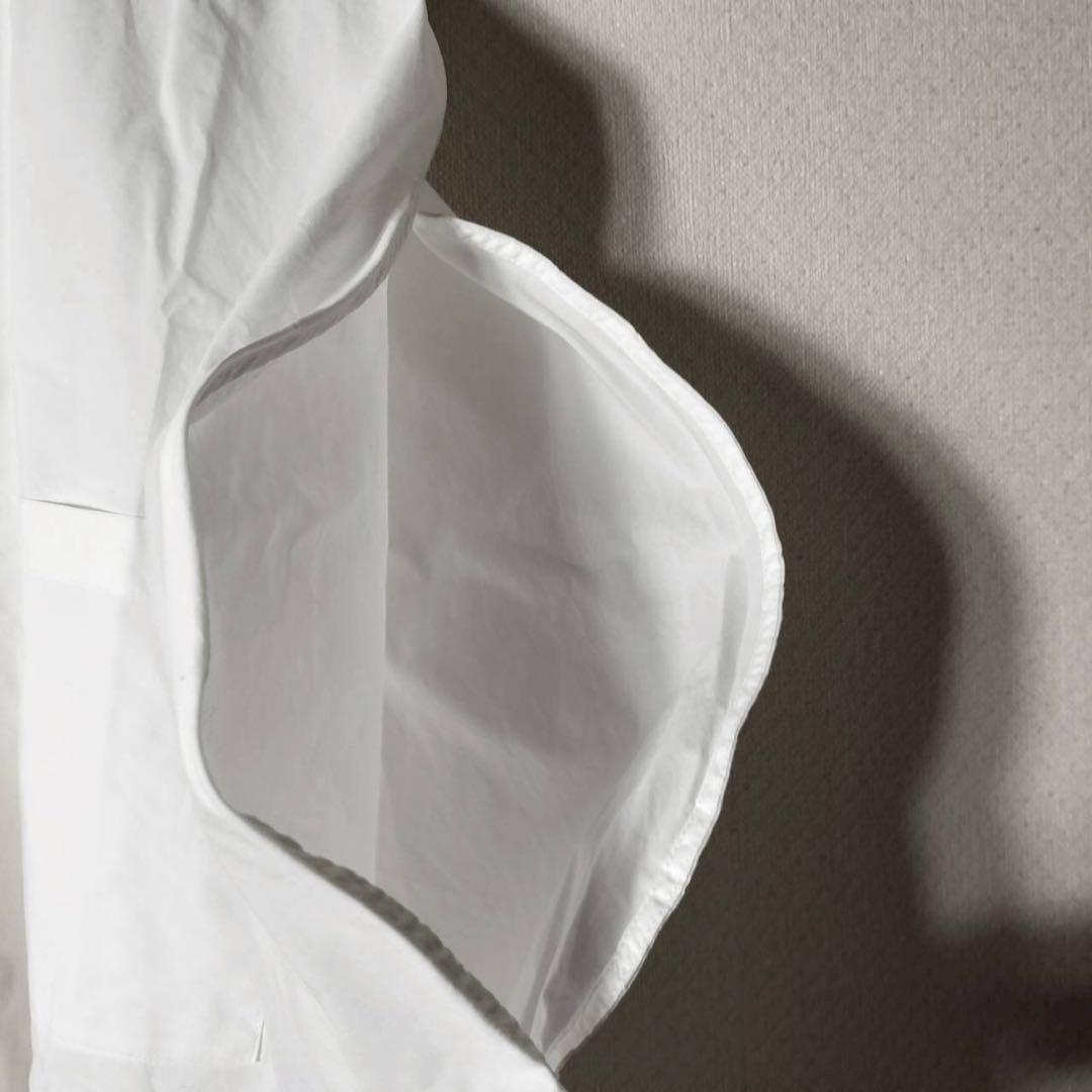 MM6 メゾンマルジェラ サークルシャツ コットン 綿 半袖 変形 円