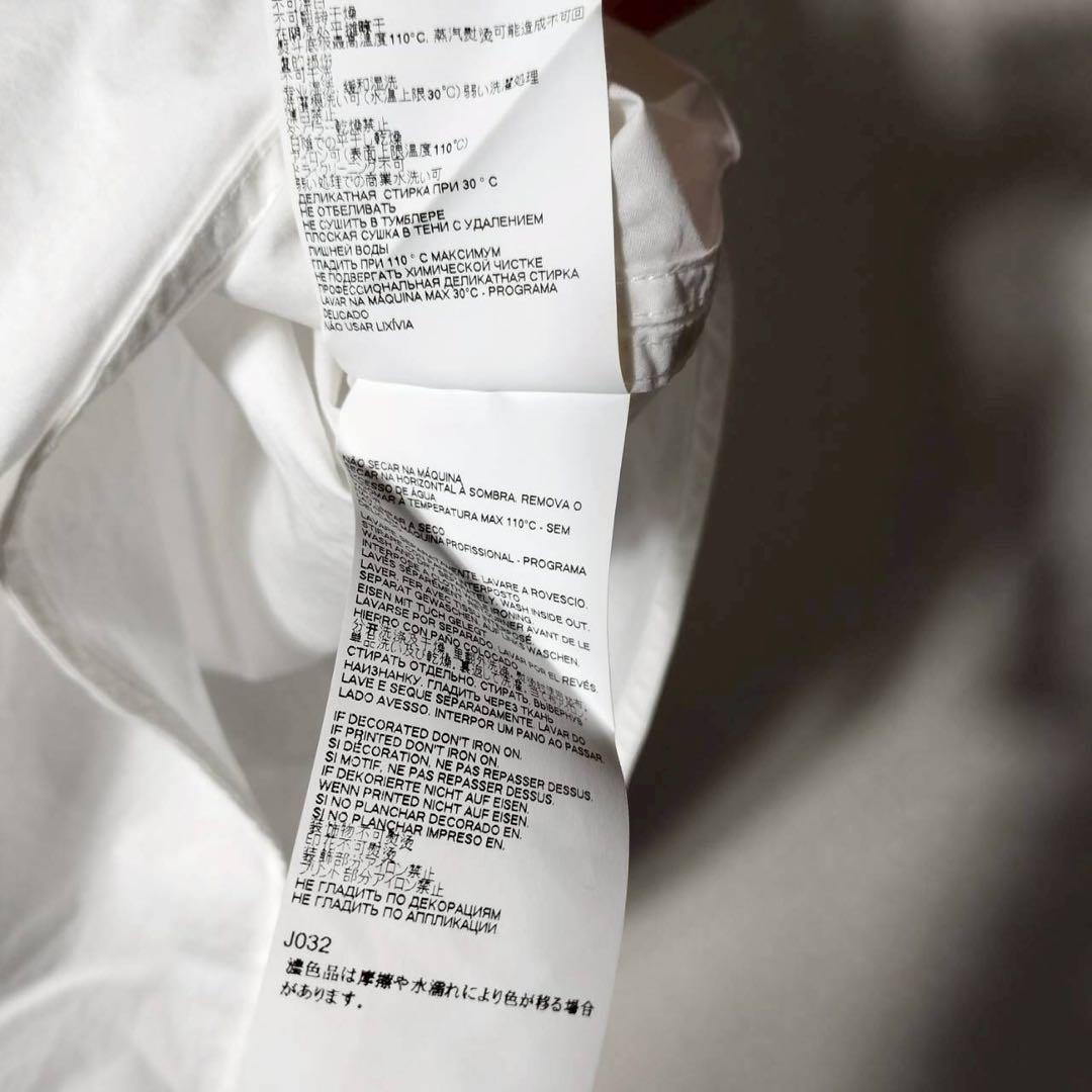 MM6 メゾンマルジェラ サークルシャツ コットン 綿 半袖 変形 円