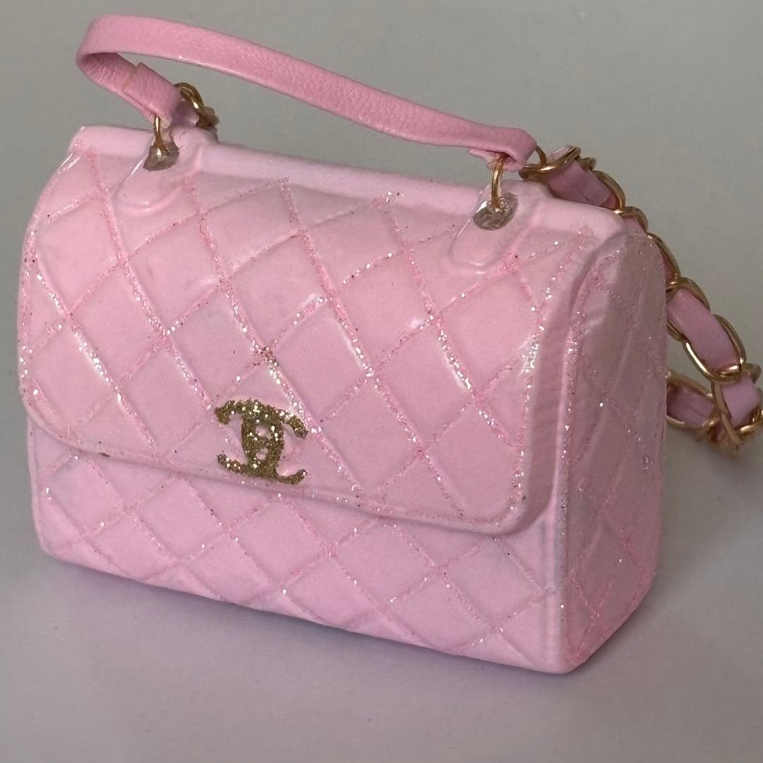 アスティエ クリスマス オーナメント バッグ ピンク