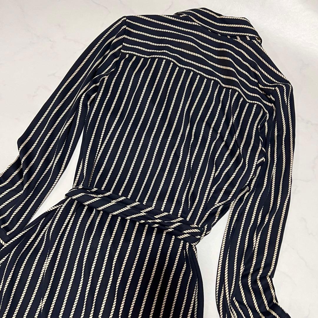 ダイアンフォンファステンバーグ ラップワンピース　シルク　XL