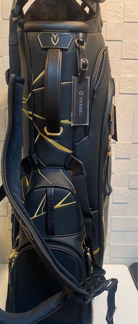 ★新品未使用　Player 5.0 PRO ゴルフバッグ ブラック/ゴールド
