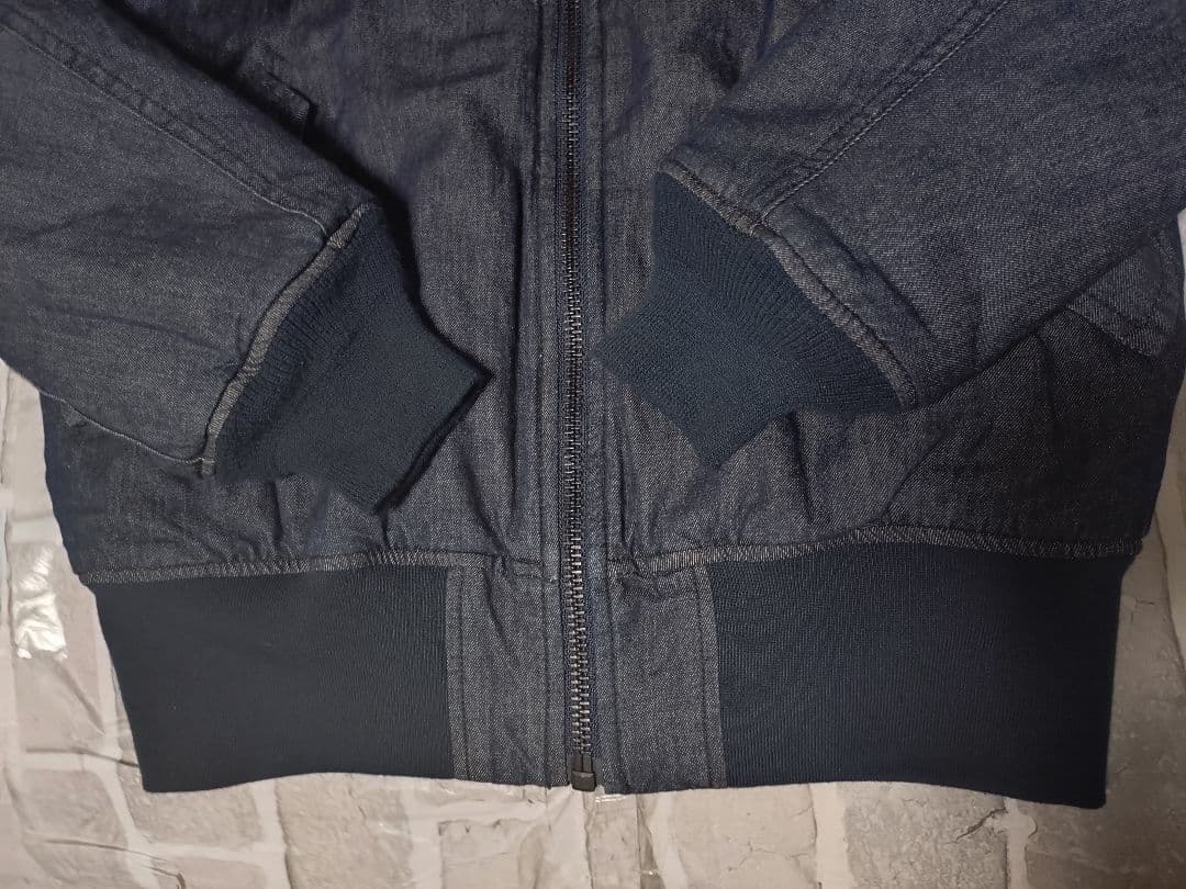 【美品】【XLサイズ】【アルファ 】【カイハラ】【MA-1】ワシデニム　コラボ