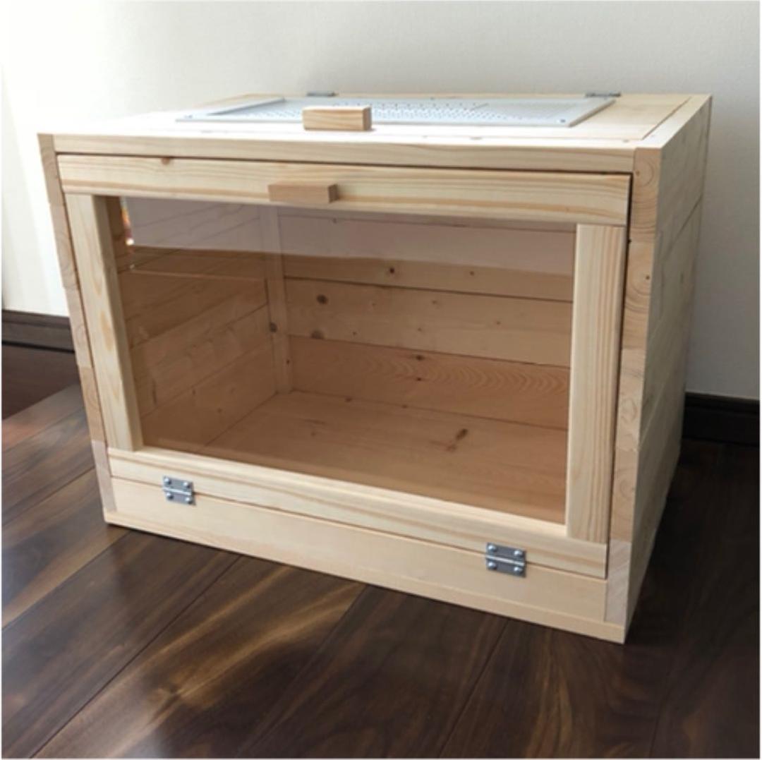 新品 木製 ケージ ハリネズミ ハムスター 小動物 爬虫類 カメレオン トカゲ