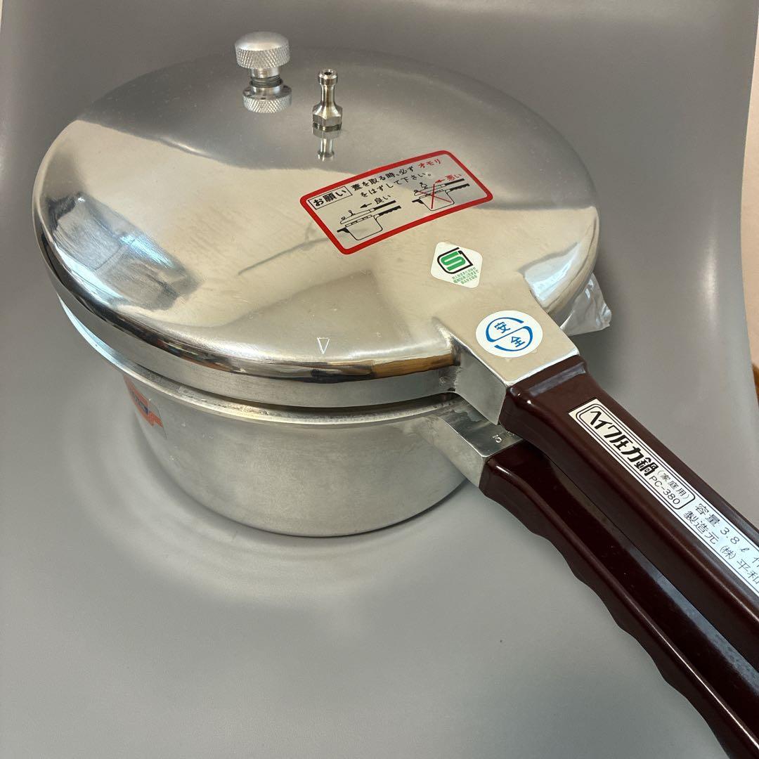 ヘイワ圧力鍋 鋳物屋 平和アルミ製作所 3.8L PC-380 おもり　家庭用