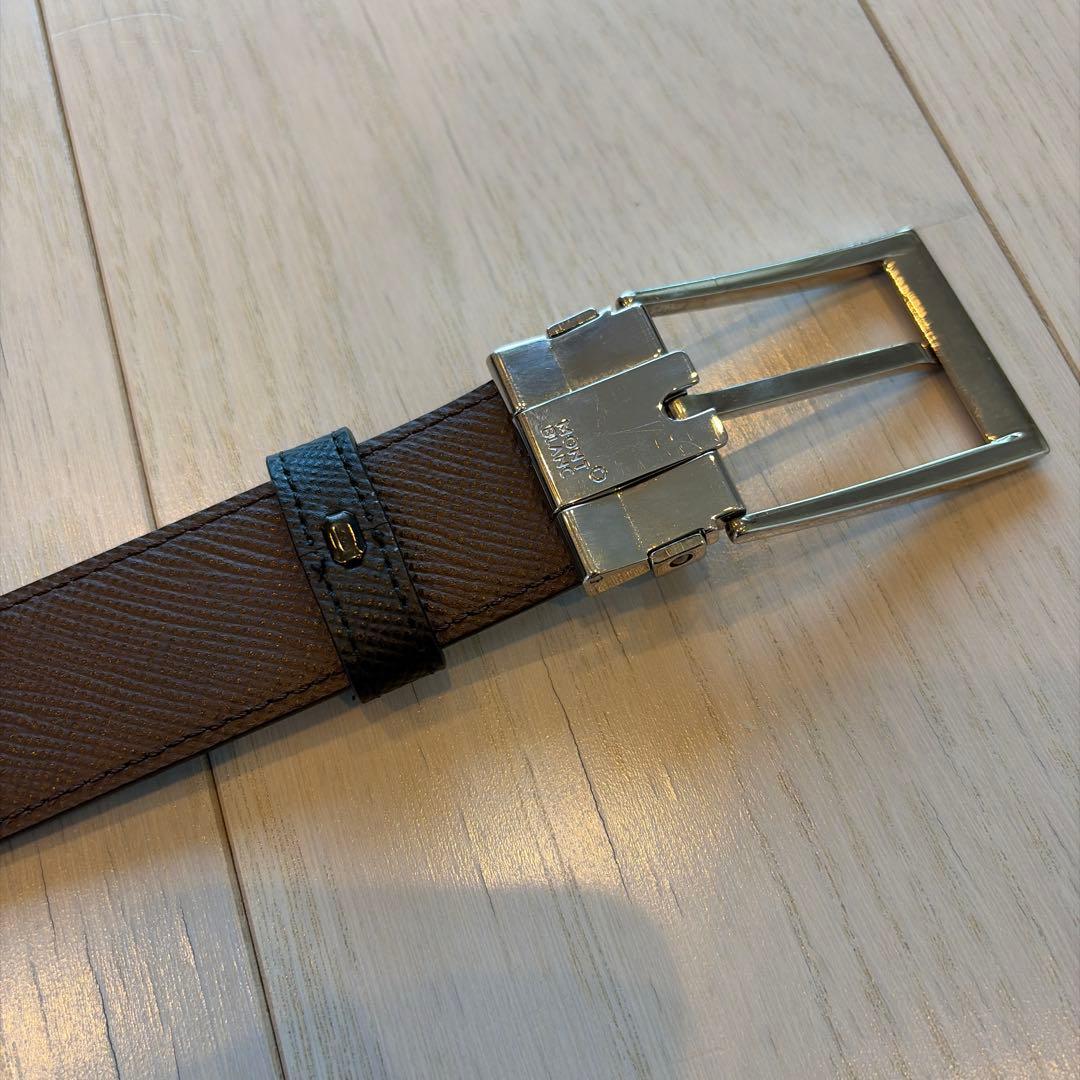 MONTBLANC(モンブラン)レザーベルト ブラック　ビジネスマン