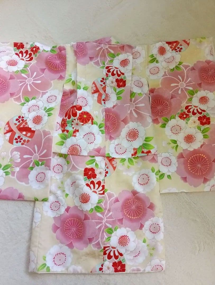 ☆京都花ひめ☆七五三女児着物被布セット3歳