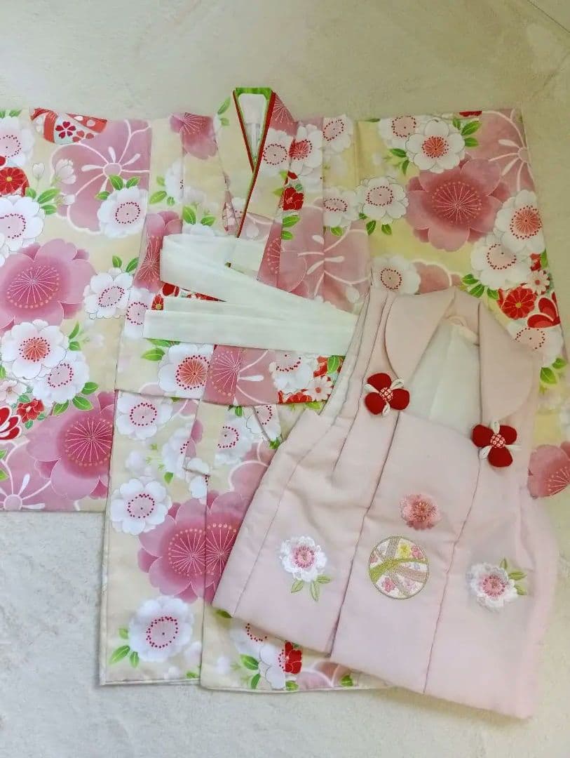 ☆京都花ひめ☆七五三女児着物被布セット3歳