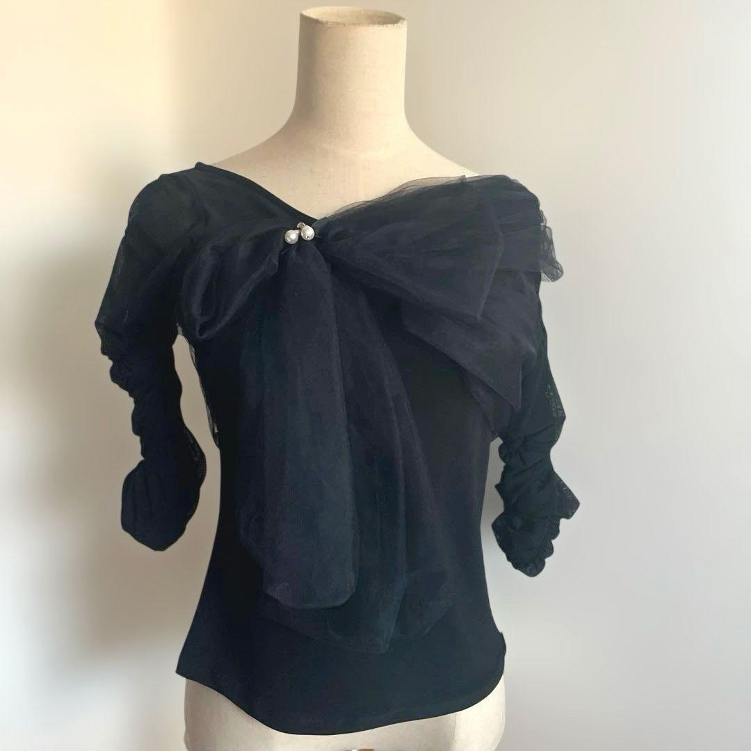 ジャンティ トップス　リボン