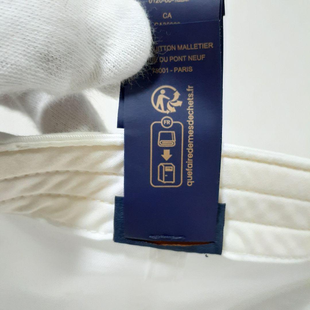 美品⭐️ルイヴィトン キャップ マイ LV パリ コットン ブロン ゴールド金具