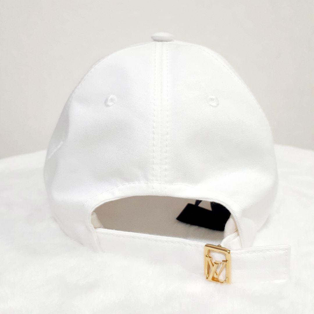 美品⭐️ルイヴィトン キャップ マイ LV パリ コットン ブロン ゴールド金具