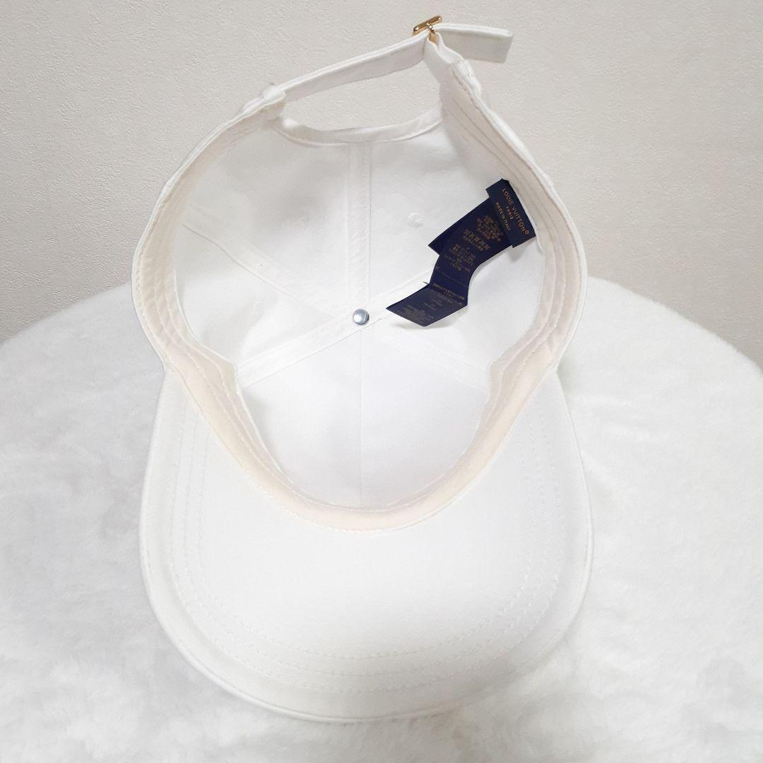 美品⭐️ルイヴィトン キャップ マイ LV パリ コットン ブロン ゴールド金具