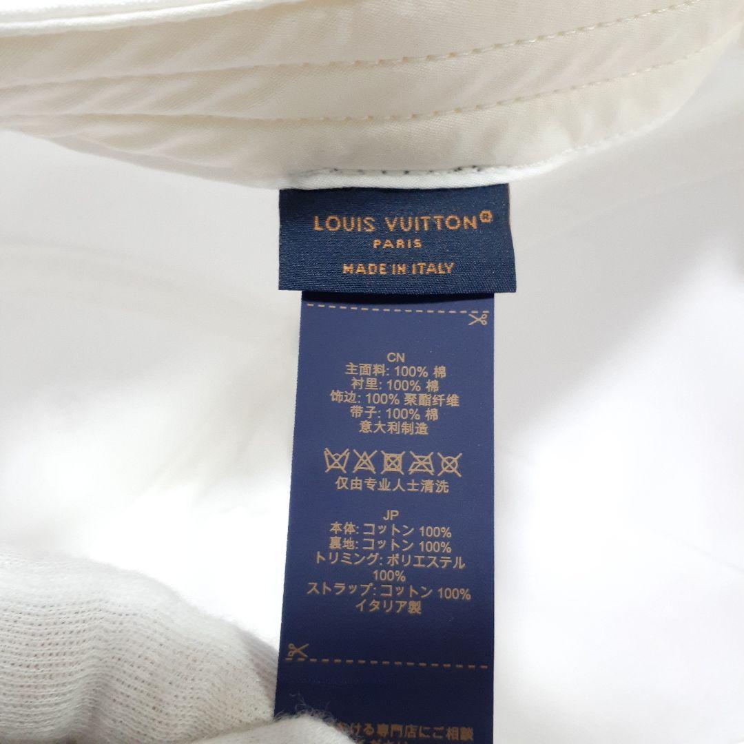 美品⭐️ルイヴィトン キャップ マイ LV パリ コットン ブロン ゴールド金具