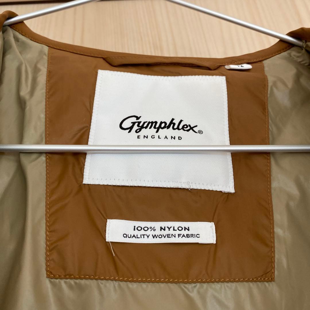Gymplext ナイロンキルティングコート ブラウン　サイズ１２